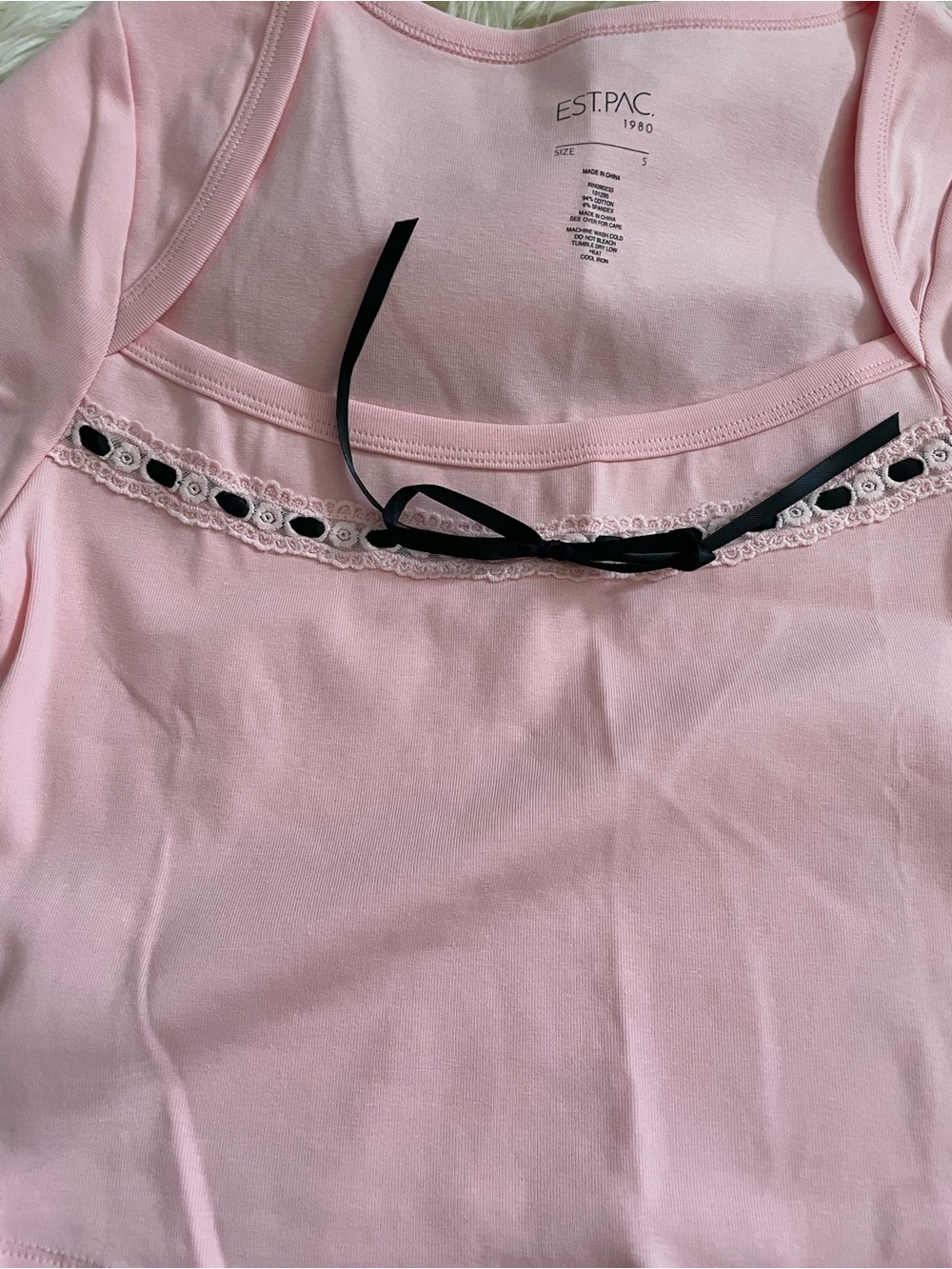 PacSun Light Pink Top - Picture 2 of 4